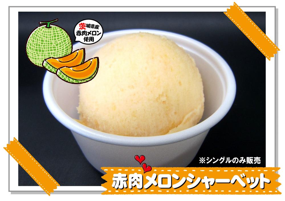 茨城県産☆季節限定「赤肉メロンシャーベット」販売開始に関するページ