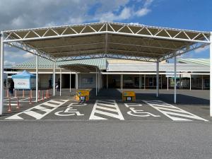 道の駅ごか身障者用駐車場